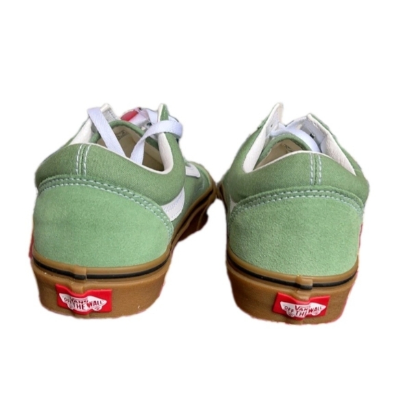 Vans Old Skool Basil Green Gum shoe (UNISEX) Sneakers US Men's 7.5 Wmns Sz 9 - Picture 8 of 10